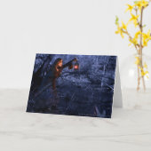 Het gestolen Lege Wenskaart van het Seizoen Kaart (Gele Bloem)