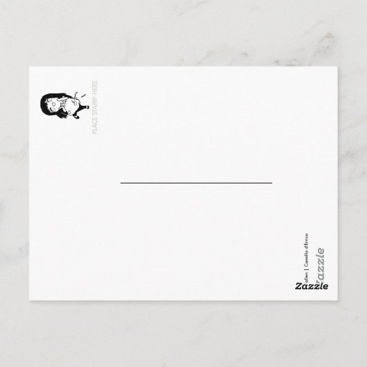 Het gestorven Briefkaart (Achterkant)