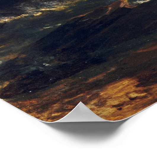 Het gestrande schip - Asher Durand Fine Art Poster (Hoek)