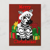 Het Gestreepte Briefkaart van Kerstmis (Voorkant)