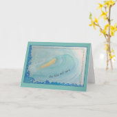 Het getijde zal Citaat voor Aanmoediging draaien Kaart (Gele Bloem)