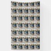 Het getijgerde Puppy van de Stier van de Kuil door Spandoek (Verticaal)