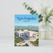 Het Getty Center Californië Briefkaart (Staand voorkant)