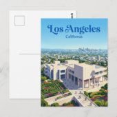 Het Getty Center Californië Briefkaart (Voorkant / Achterkant)