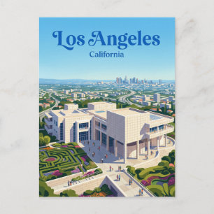 Het Getty Center Californië Briefkaart