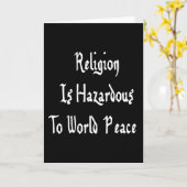 Het Gevaar van de godsdienst Kaart (Gele Bloem)