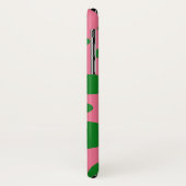 Het geval van de telefoon met groene cirkels op ee Case-Mate iPhone case (Achterkant/links)