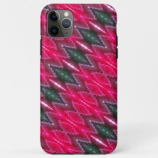 Het Geval van de telefoon - Rood Kaleidoscopisch P Case-Mate iPhone Case (Achterkant)