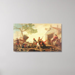Het gevecht bij de Venta Nueva, 1777 Canvas Afdruk