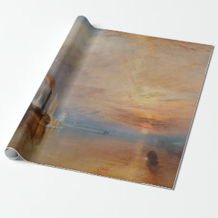Het gevecht Temeraire Turner Sunset Seascape Cadeaupapier
