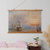 Het gevecht Temeraire Turner Sunset Seascape Hangend Wandkleed (Slaapkamer)