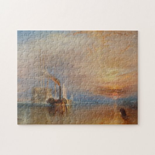 Het gevecht Temeraire Turner Sunset Seascape Legpuzzel (Horizontaal)