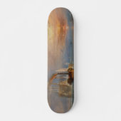 Het gevecht Temeraire Turner Sunset Seascape Persoonlijk Skateboard (Voorkant)