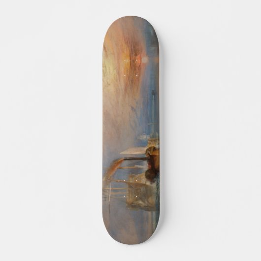 Het gevecht Temeraire Turner Sunset Seascape Persoonlijk Skateboard (Voorkant)