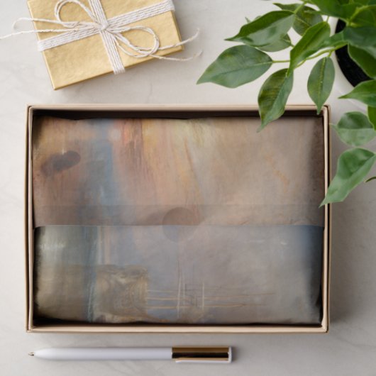 Het gevecht Temeraire Turner Sunset Seascape Tissuepapier (Geschenk)