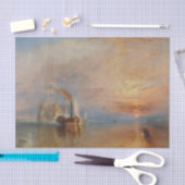 Het gevecht Temeraire Turner Sunset Seascape Tissuepapier (Craft)