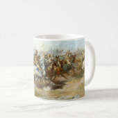 Het gevecht van Charles Marion Russell Koffiemok (Voorkant rechts)
