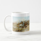 Het gevecht van Charles Marion Russell Koffiemok (Links)