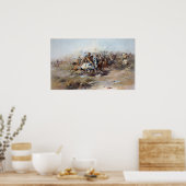 Het gevecht van Custer Poster (Keuken)