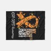 Het gevecht van mijn broer is mijn strijd tegen RS Fleece Deken (Voorkant (Horizontaal))