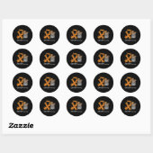 Het gevecht van mijn broer is mijn strijd tegen RS Ronde Sticker (Vel)