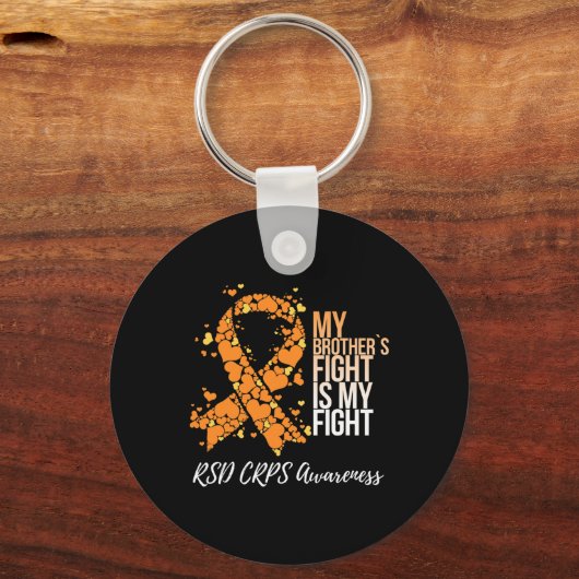 Het gevecht van mijn broer is mijn strijd tegen RS Sleutelhanger (Voorkant)