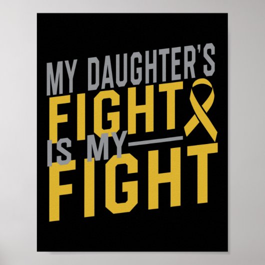 Het gevecht van mijn dochter is mijn strijd tegen poster (Voorkant)