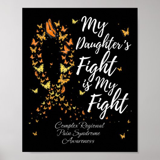 Het gevecht van mijn dochter is mijn vechtkroepbew poster (Voorkant)