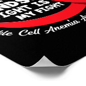 Het gevecht van mijn kleinzoon is mijn gevecht teg poster (Hoek)