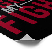 Het gevecht van mijn neef is mijn gevecht tegen si poster (Hoek)