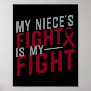 Het gevecht van mijn nichtje is mijn gevecht tegen poster