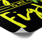 Het gevecht van mijn oma is mijn Fight Kidney Dise Poster (Hoek)