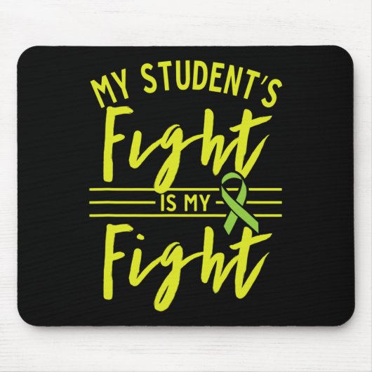 Het gevecht van mijn student is mijn Fight Kidney Muismat (Voorkant)
