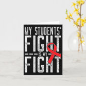 Het gevecht van mijn studenten is mijn strijd tege kaart (Gele Bloem)