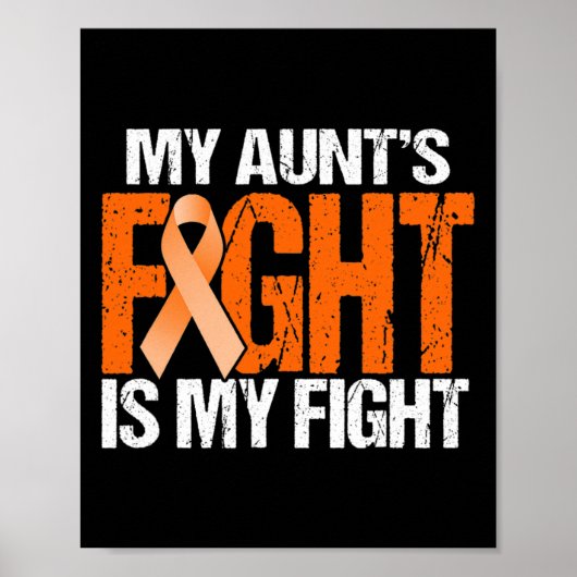 Het gevecht van mijn tante is mijn strijd tegen le poster (Voorkant)