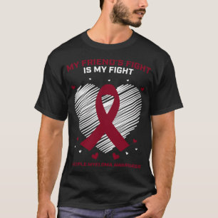 Het gevecht van mijn vriend is mijn gevecht tegen  t-shirt