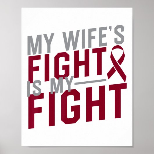 Het gevecht van mijn vrouw is mijn gevecht tegen s poster (Voorkant)