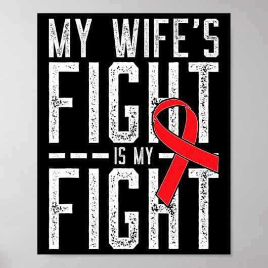 Het gevecht van mijn vrouw is mijn strijd tegen bl poster (Voorkant)