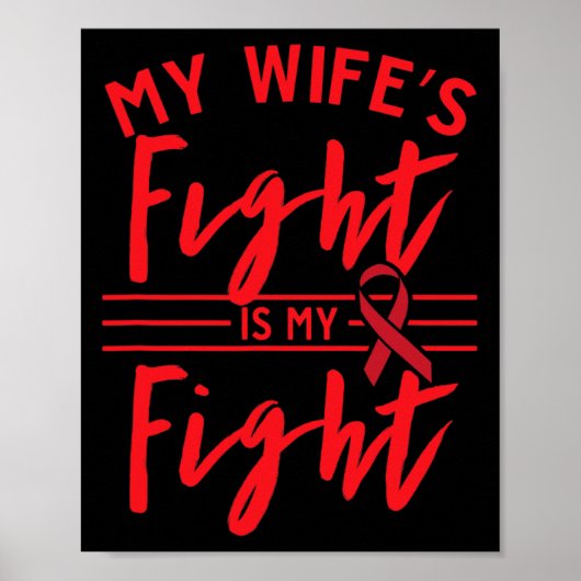 Het gevecht van mijn vrouw is mijn strijd tegen bl poster (Voorkant)