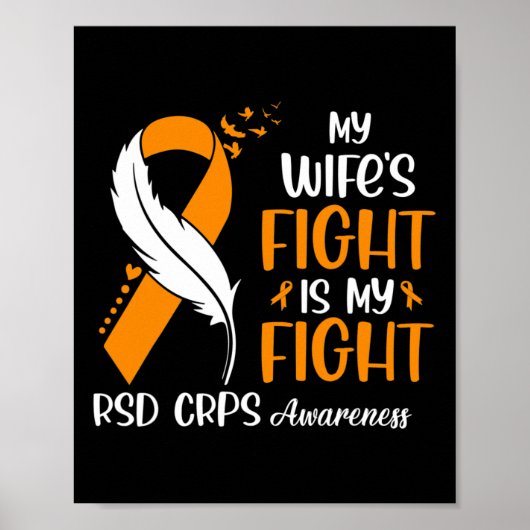 Het gevecht van mijn vrouw is mijn strijd tegen RS Poster (Voorkant)