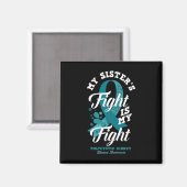 Het gevecht van mijn zus is mijn strijd tegen poly magneet (Voorkant / Achterkant)
