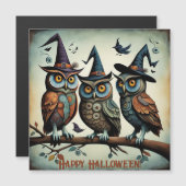 Het gevederde Coven Magnetische Wenskaart (Voorkant / Achterkant)