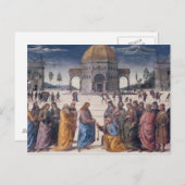 Het geven van de Keys aan St. Peter Briefkaart (Voorkant / Achterkant)