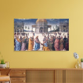Het geven van de Keys aan St. Peter Canvas Afdruk (Insitu (Woonkamer))