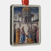 Het geven van de Keys aan St. Peter Metalen Ornament (Rechts)