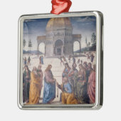 Het geven van de Keys aan St. Peter Metalen Ornament (Links)