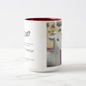 Het geven van de Side Eye - grappige geiten met el Tweekleurige Koffiemok (Center)