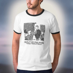 Het geven van het Vuurwerk Vertoning een Miss T-shirt