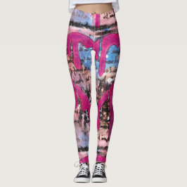Het geven van Uw Hart Wings Gemengde Leggings van 