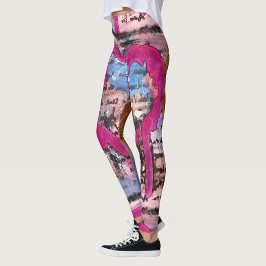 Het geven van Uw Hart Wings Gemengde Leggings van  (Links)